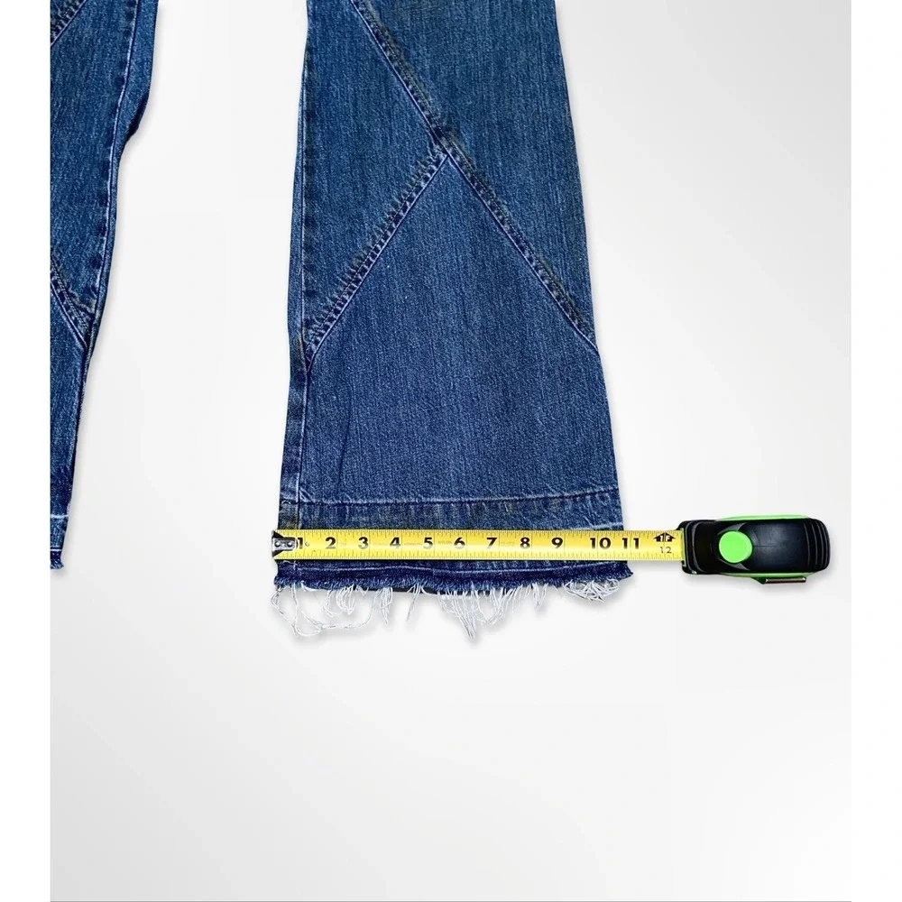 Vintage Rick Owens Fem Slab Spiral Jeans Early 00's ARCHIVE Size 25 Mud Stained